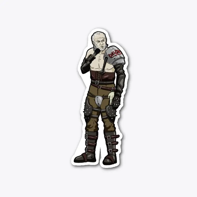 George on Fallout Sticker